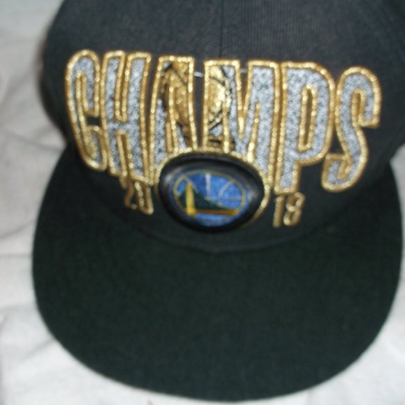NEW 9Fifty NBA 2018 Golden State Warriors Champs Snapback Hat - Picture 4 of 10